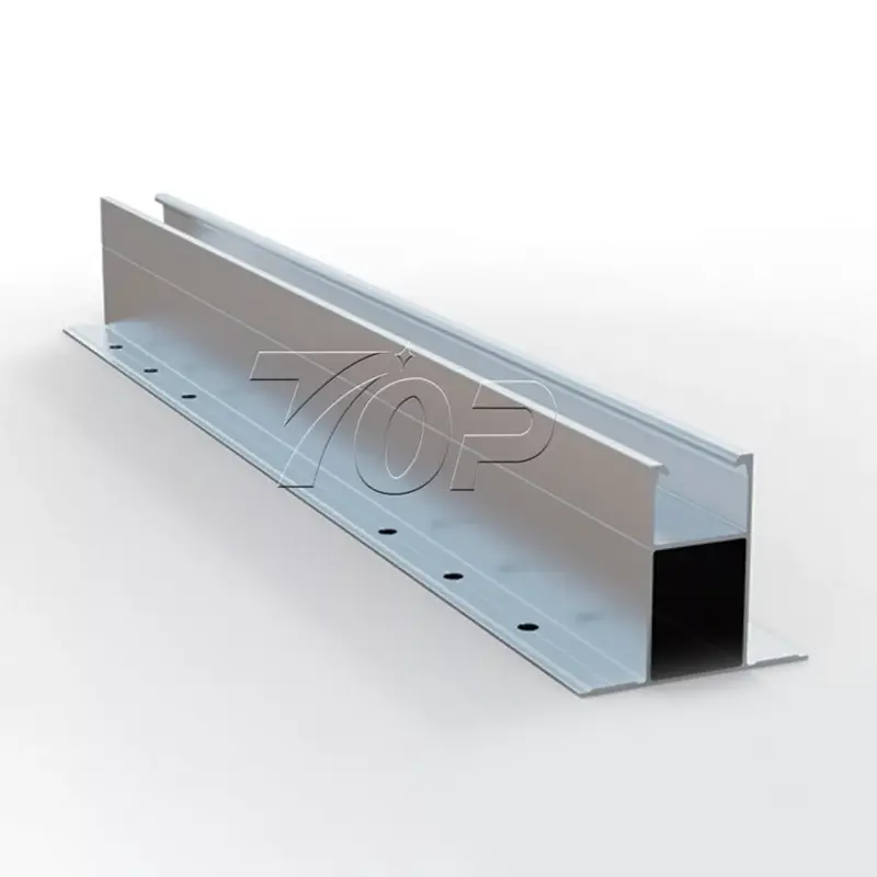 Hệ thống minirail cho mái nhà bằng kim loại hình thang