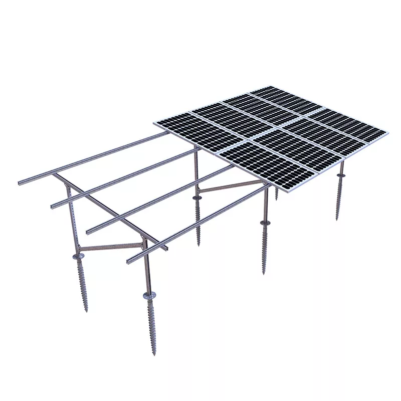 Tấm pin mặt trời trên mặt đất